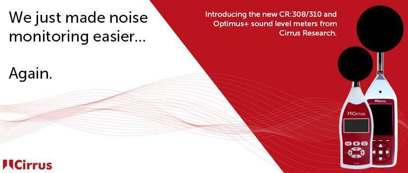 Introducing the all-new CR:308/310 and Optimus+ sound level meters