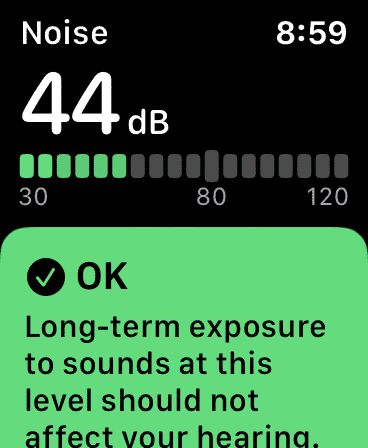 Apple Noise App. 44dB