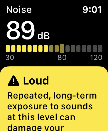 Apple Noise App. 89dB