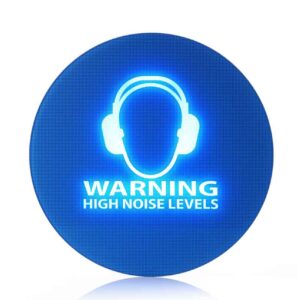 Geräuschaktivierte Warnschilder