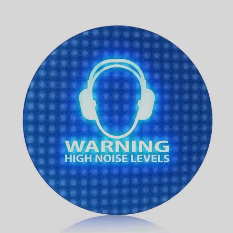 Noise-activated Warning Sign