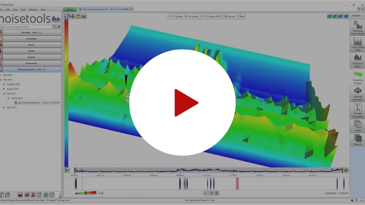 Exportar y compartir datos de NoiseTools