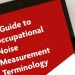 Guide to Occupational Noise Measurement Terminology eBook Mockup Blog Image