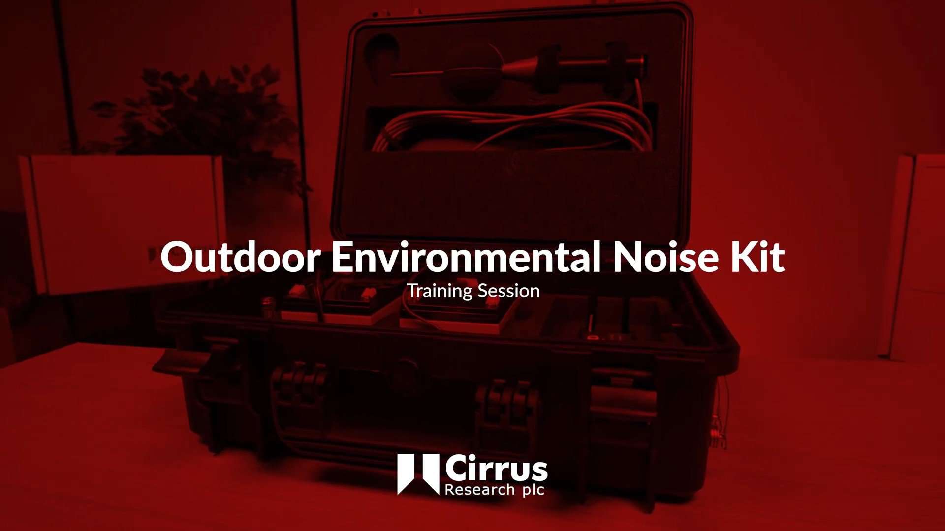 Outdoor Environmental Noise Kit Training