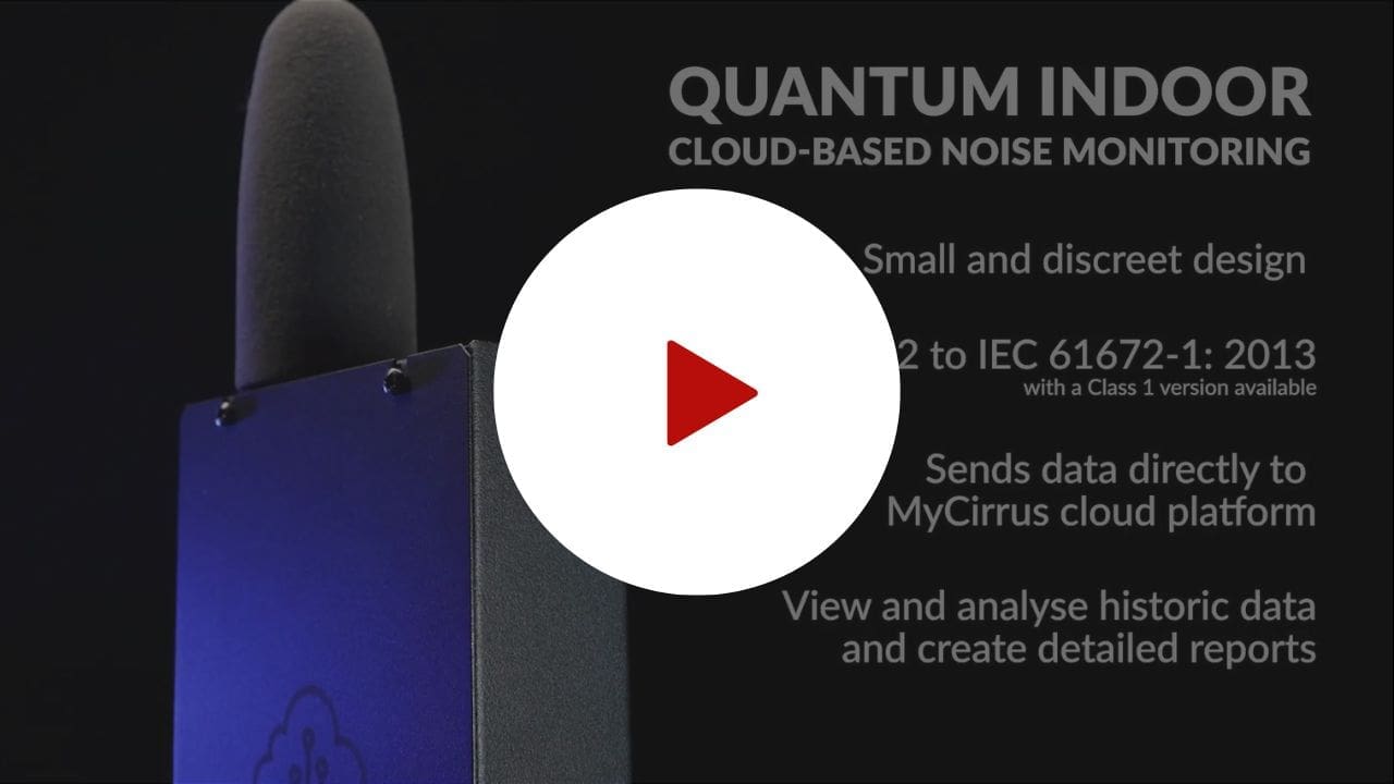 Quantum Indoor Cloud Based Noise Monitor