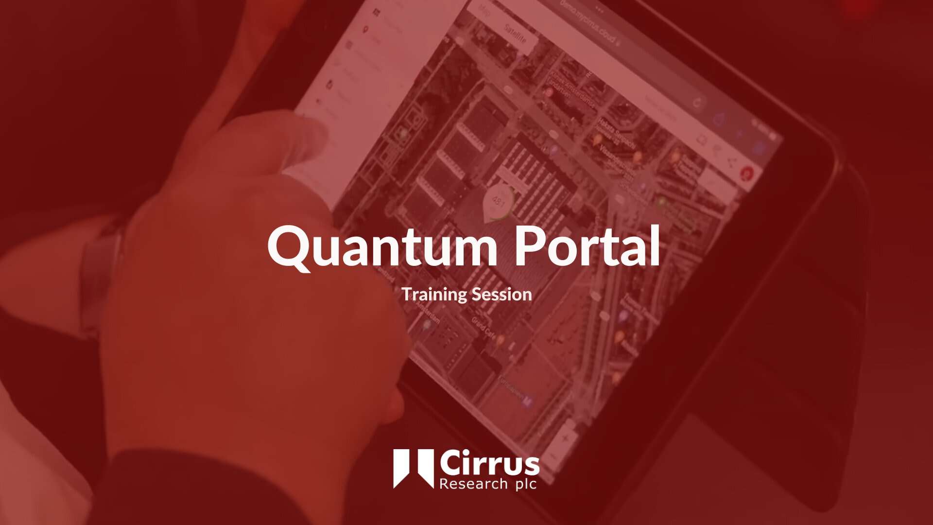 Quantum Portal Training