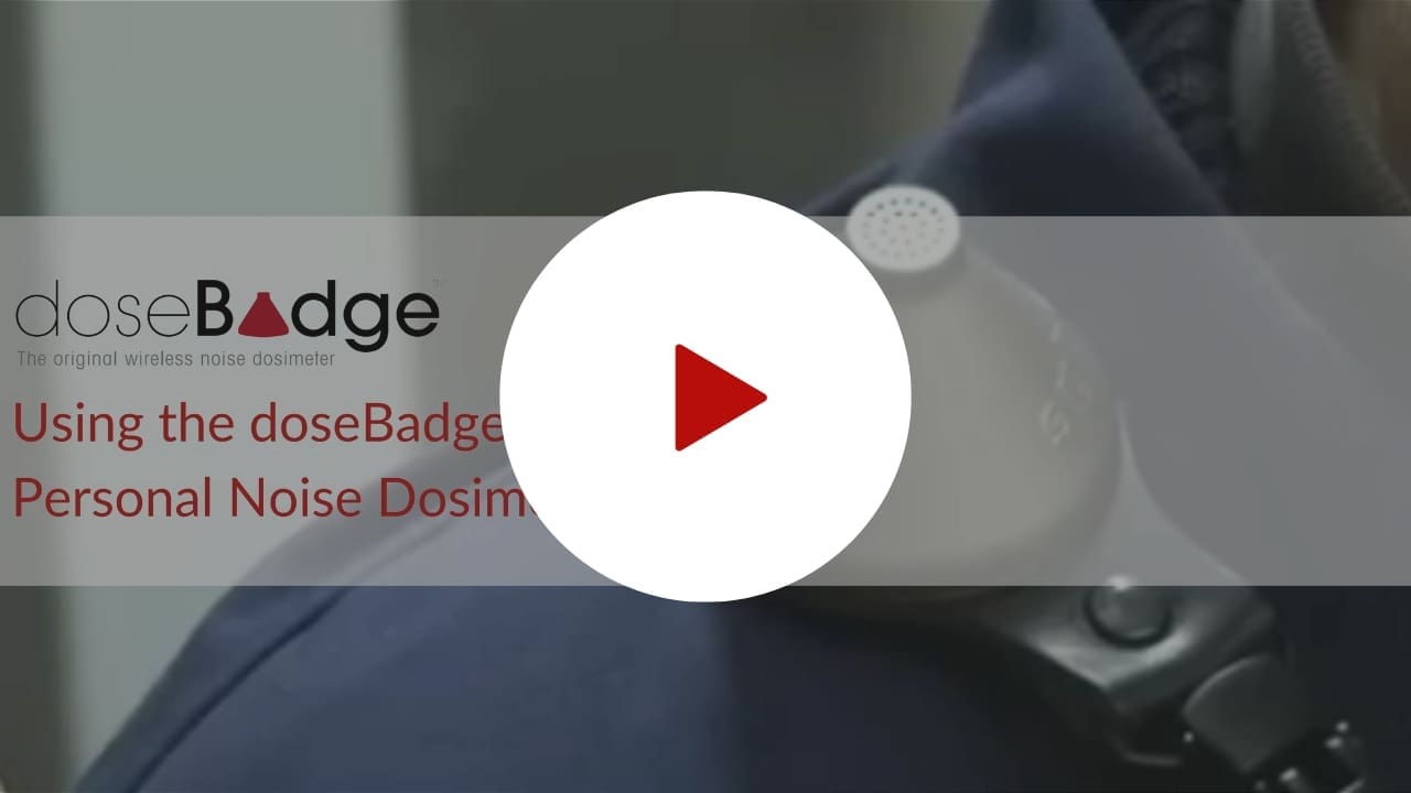 doseBadge Dosimètre de bruit personnel