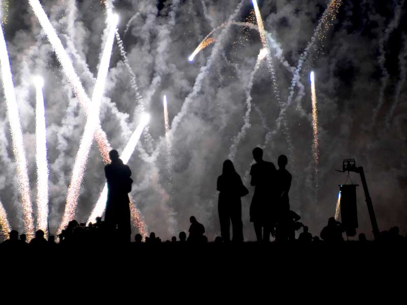 Niveaux de bruit des feux d'artifice - une mesure très peu scientifique !